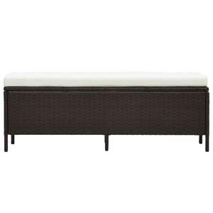 Ensemble de meubles de jardin marron et blanc crème - Product Image 5