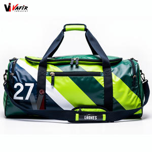 Sac de sport imperméable 600D avec logo personnalisé sublimé, fermeture éclair Air-Right, capacité 30-40L pour équipes sportives et usage extérieur vafir - Product Image 1