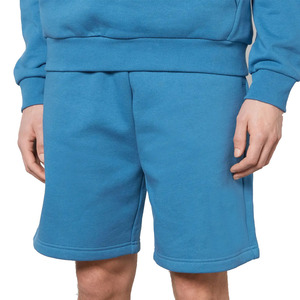 Men's Casual Mid Waist Quick Dry Lightweight 100% Cotton Fleece <b>Shorts</b> Solid Color Breathable Eco-Friendly Digital Drawstring - Product Image 1