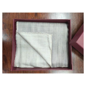 Premium Fine <b>Wool</b> Plain Reversible Stoles Women and Men 70x200 cms Luxurious Soft Warm Lightweight 80% Fine <b>Wool</b> and 20% Silk - Product Image 6