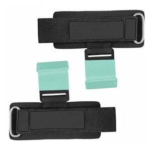 Five-B Made Sangle à crochet métallique personnalisée pour l'haltérophilie, pour tractions, soulevés de terre et entraînement de rame sur barre, réglable et rembourrée en néoprène - Product Image 6