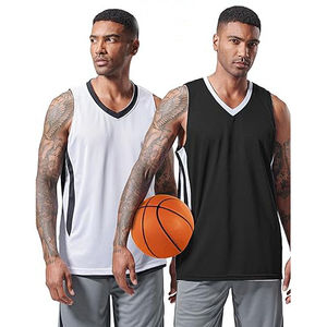 Camiseta de Baloncesto Personalizada Sublimada para Hombre, Camiseta de Baloncesto de Malla con Degradado, Camiseta Deportiva sin Mangas - Product Image 4