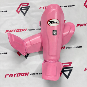 Nouvelles protections de tibia personnalisées pour la boxe et le Muay Thai, modèle jumeau camouflage, OEM ODM, pour l'entraînement professionnel au kickboxing - Product Image 6