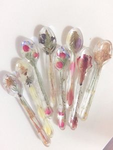 Elegant Salad Serving Spoon Fork Set Designer Gold Finish Serving Spoon Set Handmade Resin Handle Serving Cutlery Set - Product Image 2