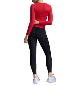 Vêtements de sport pour femmes de haute qualité, t-shirts de compression à séchage rapide avec manches longues, sous-vêtement de base - Product Image 3