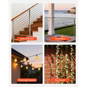 Kit Cavo in Acciaio Inox 304 da 3/32 Pollici, Lunghezza 165 Piedi, Resistenza alla Rottura 450 Libbre, 7 X 7 Fili, Aste in Acciaio Inox - Product Image 6