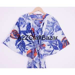 Vestido Midi de Algodón Corto con Estampado Artesanal, Ecológico y Natural, para Mujer, Ideal para Fiestas y Eventos Nocturnos, Estilo Casual y Moderno, Venta al Por Mayor - Product Image 3