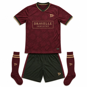 2026 New Season Retro Football Shirt Kit Bulk: Vintage Style <b>Soccer</b> Jersey with Modern Sublimation Printing Teamwear Uniform - Product Image 1