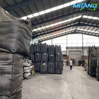 Charbon actif granulaire de coque de noix de coco pour l'extraction de l'or dans l'industrie minière