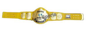 เข็มขัดแชมป์มวยปล้ำเยลโลว์วิงอีเกิล 4 มม. - Product Image 3