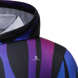 Sweat à capuche personnalisé pour homme avec logo, impression par sublimation, en polaire polyester, pull sportif, vêtements de sport d'hiver, entraînement 2026 - Product Image 6