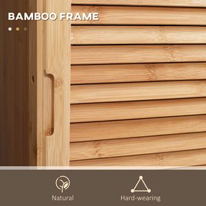 Mobile da Bagno in Stile Tradizionale con Cassetto e Ripiani a Doghe in Legno PVC MDF Salvaspazio per Uso in Camera da Letto - Product Image 5