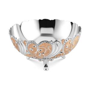 Tazón de Aluminio Grabado con Revestimiento de Color, Ecológico y Duradero para Servir Nueces, Frutas, Chips y Dulces - Product Image 1