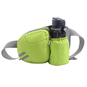 Riñonera táctica multifuncional impermeable grande para senderismo al aire libre, con cremallera, de poliéster BAGNEX, con forma de almohada - Product Image 1