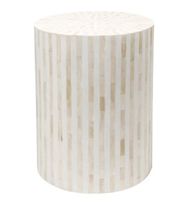 Hot Sale Handcrafted Bone Inlay Ottoman <b>Stool</b> Decorative Accent Furniture for <b>Bedroom</b> - Product Image 1