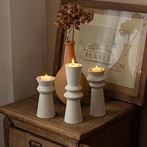 Porte-bougies en bois de pin torsadé faits à la main, vente en gros |   Moradabad - Product Image 5