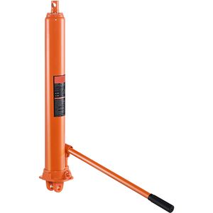 Martinetto idraulico a pistone singolo da 8 tonnellate con base a forcella, cilindro elettrico a 4 ruote per sollevamento auto e lavori motore - Product Image 1