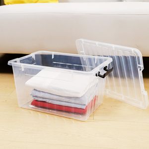 22 Qt Clear <b>Plastic</b> <b>Storage</b> <b>Bins</b> with Lids 6-Pack for Kitchen and Living Room Organization - Product Image 4