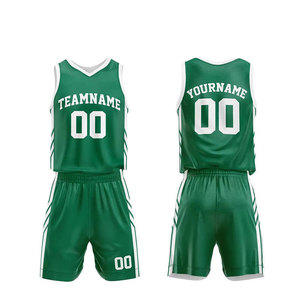 High Quality Custom Breathable Printed Basketball Uniform Reversible Jersey Set for Tournament Training - Product Image 1