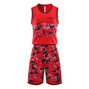 Conjunto de Uniforme de Baloncesto Transpirable de Poliéster para Hombre, Tallas Grandes, Más Vendido, con Diseño Personalizable e Impresión de Alta Calidad - Product Image 1