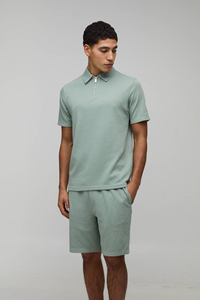 Top Selling Men's Plain Summer Polo T Shirt <b>Set</b> Breathable Custom Logo Cotton Street Wear Fitness Wear Lightweight Quick Dry - Product Image 5