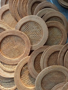 Manteles Individuales de Ratán Hechos a Mano, Manteles Individuales Redondos Tejidos de Ratán Natural para Mesa de Comedor de SISU HANDICRAFT en Vietnam - Product Image 4