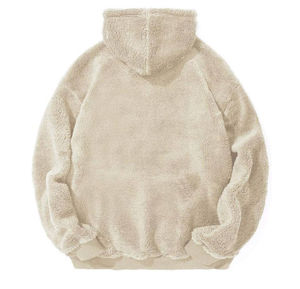 Sudaderas con Capucha Unisex de Forro Polar para Invierno, 100% Algodón, Transpirables, Corte Regular, Antiarrugas, Color Sólido, Logotipo Personalizado en la Parte Delantera - Product Image 5