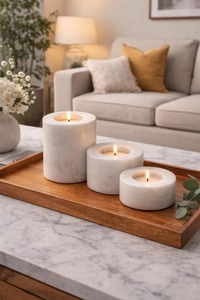 High Quality Resin <b>Candle</b> Holder For Home Decor Handmade Multi Color Resin <b>Candle</b> Stand Tealight Birthday Party Christmas Decor - Product Image 2