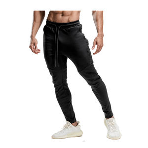 Wholesale Men's Casual Straight Canvas <b>Drawstring</b> <b>Trousers</b> Dark Wash - Product Image 1