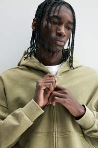 Sudaderas con Capucha Blancas al por Mayor para Hombre, Sudadera de Forro Polar Grueso, Sudadera con Capucha Personalizada con Bordado, Ropa Urbana - Product Image 3