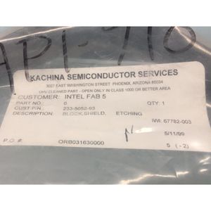 API API-710 บล็อก, ชิลด์, อีทชิ่ง, 233-5052-93 - อุปกรณ์และชิ้นส่วนเซมิคอนดักเตอร์ระดับโลกที่เชื่อถือได้ - Product Image 1