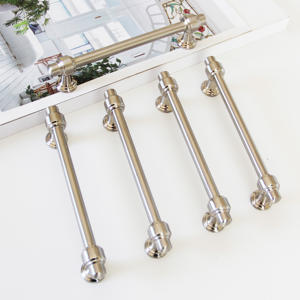 Tiradores de Gabinete Modernos en Forma de Barra de Aleación de Zinc Plateado, Tiradores Clásicos para Cajones de Cocina, Dormitorio y Armario - Muebles Minimalistas - Product Image 3