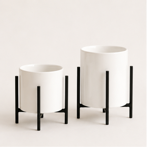 Modern Metal Plant <b>Stand</b> for Indoor Plants Heavy Duty Rust-Proof Flower <b>Pot</b> Holder Minimalist Style Floor Plant <b>Stand</b> - Product Image 2