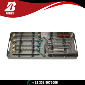 Kit Profesional de Cirugía Ortopédica Veterinaria, Juego de Tornillos para Placas Óseas, Instrumentos Reutilizables de Acero Inoxidable - Product Image 5