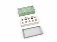 Emballage cadeau haut de gamme personnalisé, boîte rigide avec boîte intérieure, laminage mat, logo UV spot offset pour dispositif médical haut de gamme