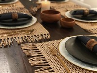 Assiette de service décorative ronde en nacre de luxe, blanche, pour mariage, décoration de table, vente en gros