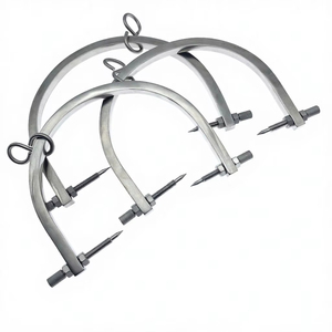 เครื่องมือดึงกระดูกทรงตัวยู Gardner Wells Skull Traction Tongs สำหรับการผ่าตัดกระดูกสันหลังและเครื่องมือผ่าตัดสัตว์ - Product Image 4