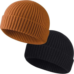fashion Warm Bennie Custom High Quality Wool Knit Beanie <b>Caps</b> <b>Winter</b> top quality - Product Image 5