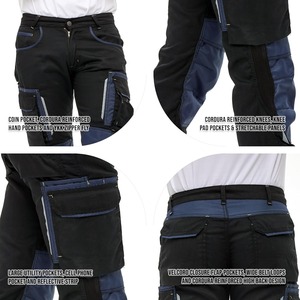 Pantalon de travail professionnel renforcé, construction Ripstop durable, fournisseur de vêtements de travail - Product Image 6