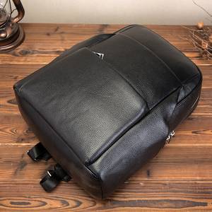Travel Top Rated Genuine Leather Vintage Laptop <b>Backpack</b> <b>Waterproof</b> Anti-Theft Duty Travel Rucksack LBP-0351 - Product Image 6