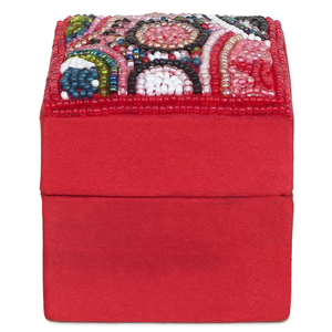 Boîte de rangement pour bijoux faits à la main avec couvercle décoratif - Product Image 3