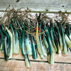 Chausse-pied artisanal en corne de buffle de 12 pouces, écologique, avec sangle plate en cuir, qualité supérieure naturelle, forme rectangulaire, meilleur prix - Product Image 2