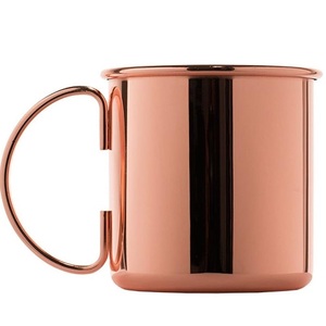 Heavy Gauge Copper Mule <b>Mug</b> with Smooth Finish Ideal for Professional Bartending and Restaurant Use Suitable for bars and cafe - Product Image 3