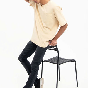 Camiseta Personalizada con Hombros Caídos, Camiseta Oversize de Algodón, Fabricante y Proveedor de Ropa al por Mayor con Etiqueta Privada OEM ODM - Product Image 6