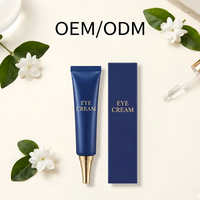 Envase de Crema para Ojos OEM ODM con Tapa Acrílica Personalizada, Cuidado de la Piel Ultra Hidratante, Niacinamida Coreana Antiarrugas para Ojeras