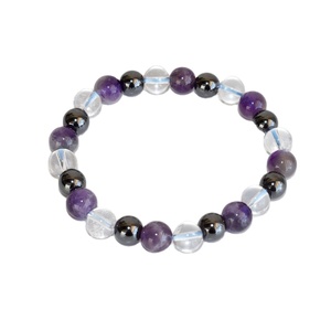 Eye Catching Design Fashion Jewelry Promotes HEALTH Crystal <b>Gemstone</b> Beaded Intention <b>Bracelet</b>/ Meditation <b>Bracelet</b> from India - Product Image 1