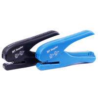Agrafeuse manuelle élégante pour bureau et école S10065, facile à utiliser, en métal et plastique, alimentation manuelle, format d'agrafes 26/6