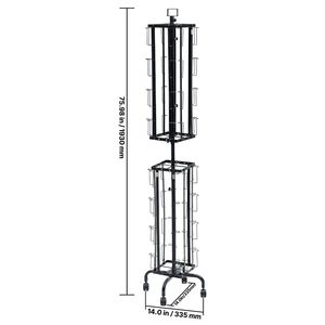 Espositore Rotante per Cartoline e Brochure a 32 Tasche, Girevole a 360 Gradi, per Biglietti d'Auguri - Product Image 2