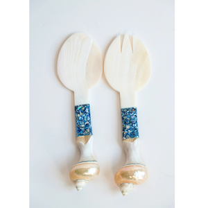 Ensemble de fourchettes et cuillères en nacre de qualité supérieure, modernes, pour caviar, glace, dessert, café, fabriquées au Vietnam - Product Image 3