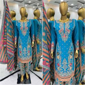 ชุดเสื้อ dhoti salwar และ dupatta สำหรับใส่ไปงานปาร์ตี้ไซส์ XL - Product Image 3